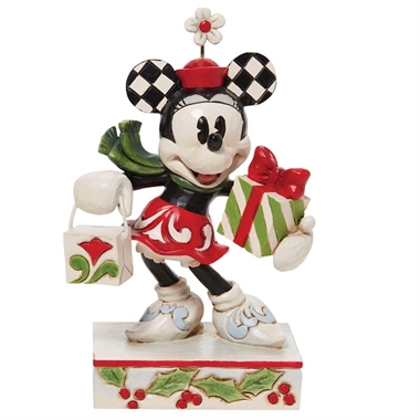 Disney Traditions - Minnie with Bag and Present